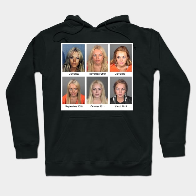 Lohan Mugshots Hoodie by trentond